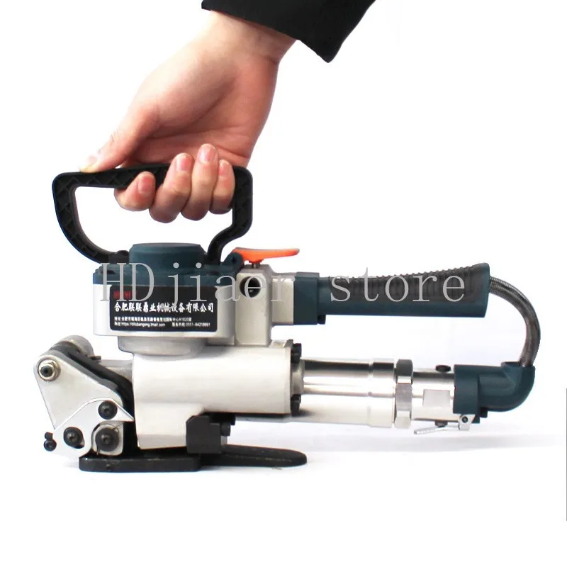 

DT-B19 Pneumatic Handheld Strapping Machine Buckle-Free Hot Melt Wood Case Board PET Strap Automatic Bander