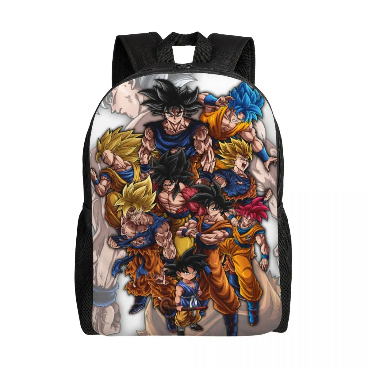 Customized 3D Printing Legacy Of Son Goku Backpack  Japanese Anime School College Travel Bags Bookbag Fits 15 Inch Laptop