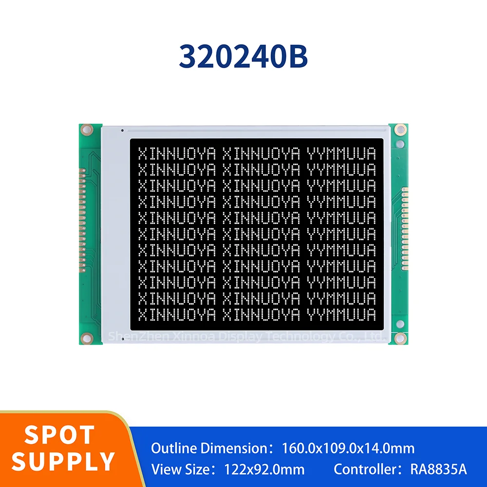 Lcd320240B Lcd Display Module BTN Black Mold 320240 5.7 Inch Display Screen With Controller Ra8835A  With Three Year Warranty