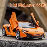 1:36 Mclaren 650S Super Sport Family Christmas Gifts For Children Simulation Diecasts Toy Vehicles Alloy Car Model