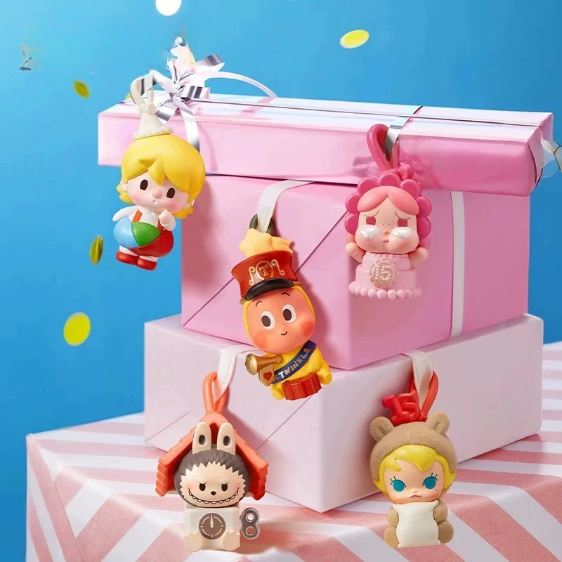 

Оригинальные игрушки Popmart Pop Bean Celebrate This Moment 15-й серии, мини-куклы в закрытых коробках, настольные модели, подарки для детей