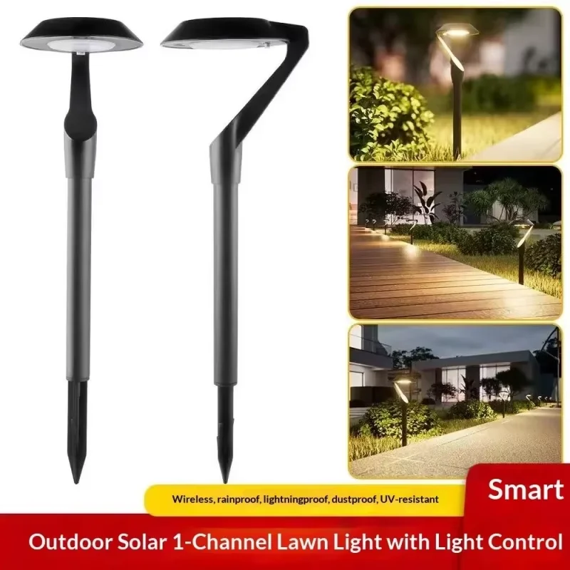 2pc Solar Energy Saving Lamp Super Bright Solar Lawn Lamp Waterproof Household Garden Villa Courtyard LED Solar Lamp