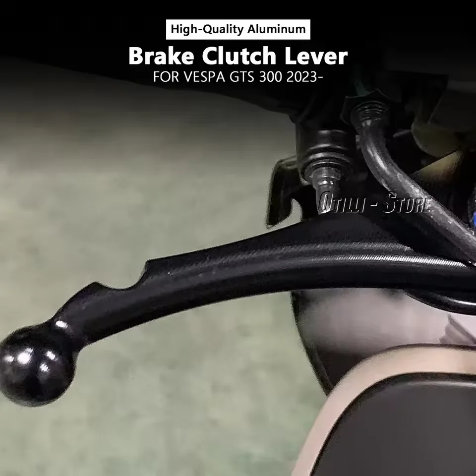 

Motorcycle Aluminum Handlebar Brakes Levers Black Sliver For VESPA GTS300 GTS 300 Super GTV HPE 2023 2024 2025 2026 Accessories