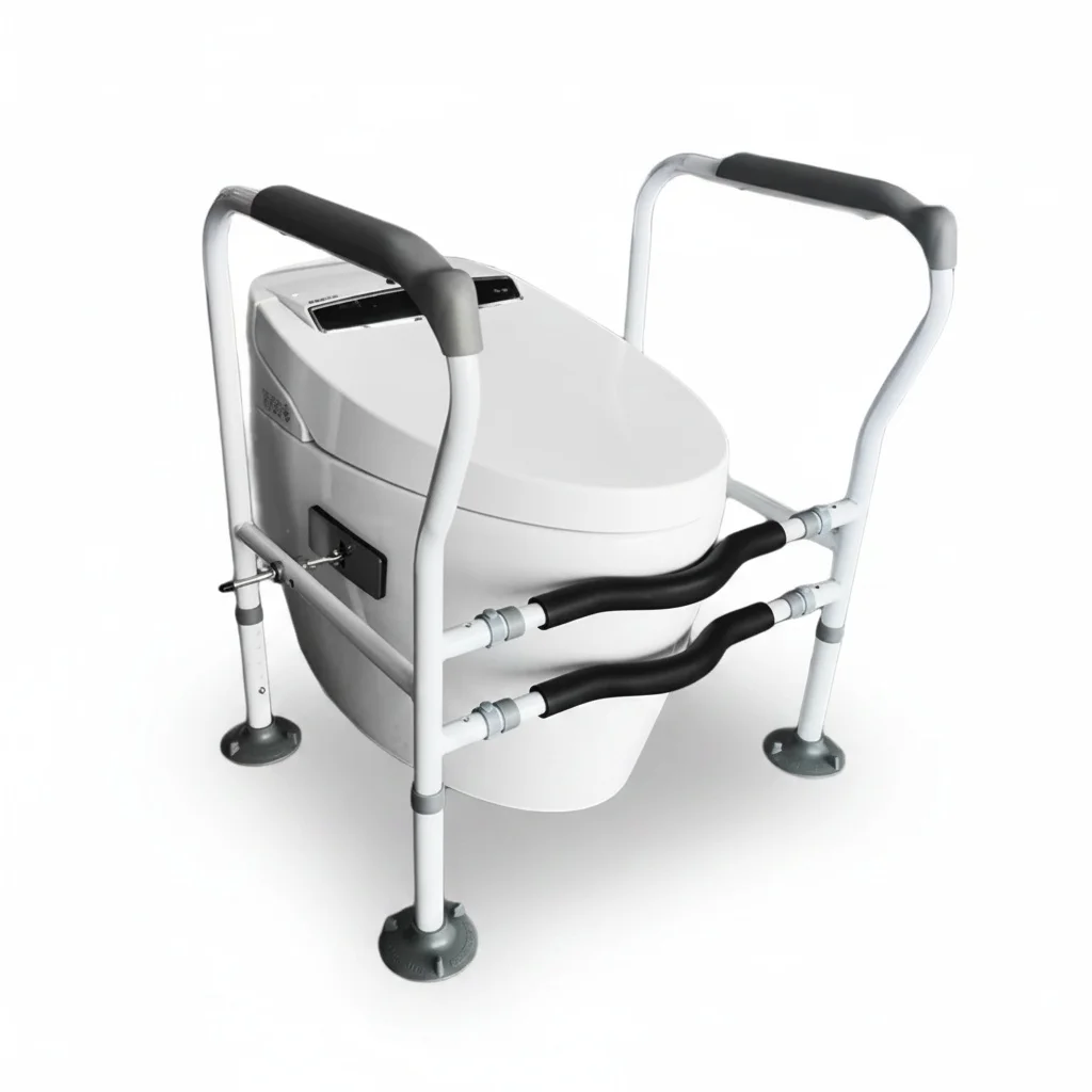 

Регулируемая поручень-опора для ванны, усиленная опорная перекладина для ванной комнаты, поручень для туалета для пожилых людей, домашняя опора для помощи при вставании