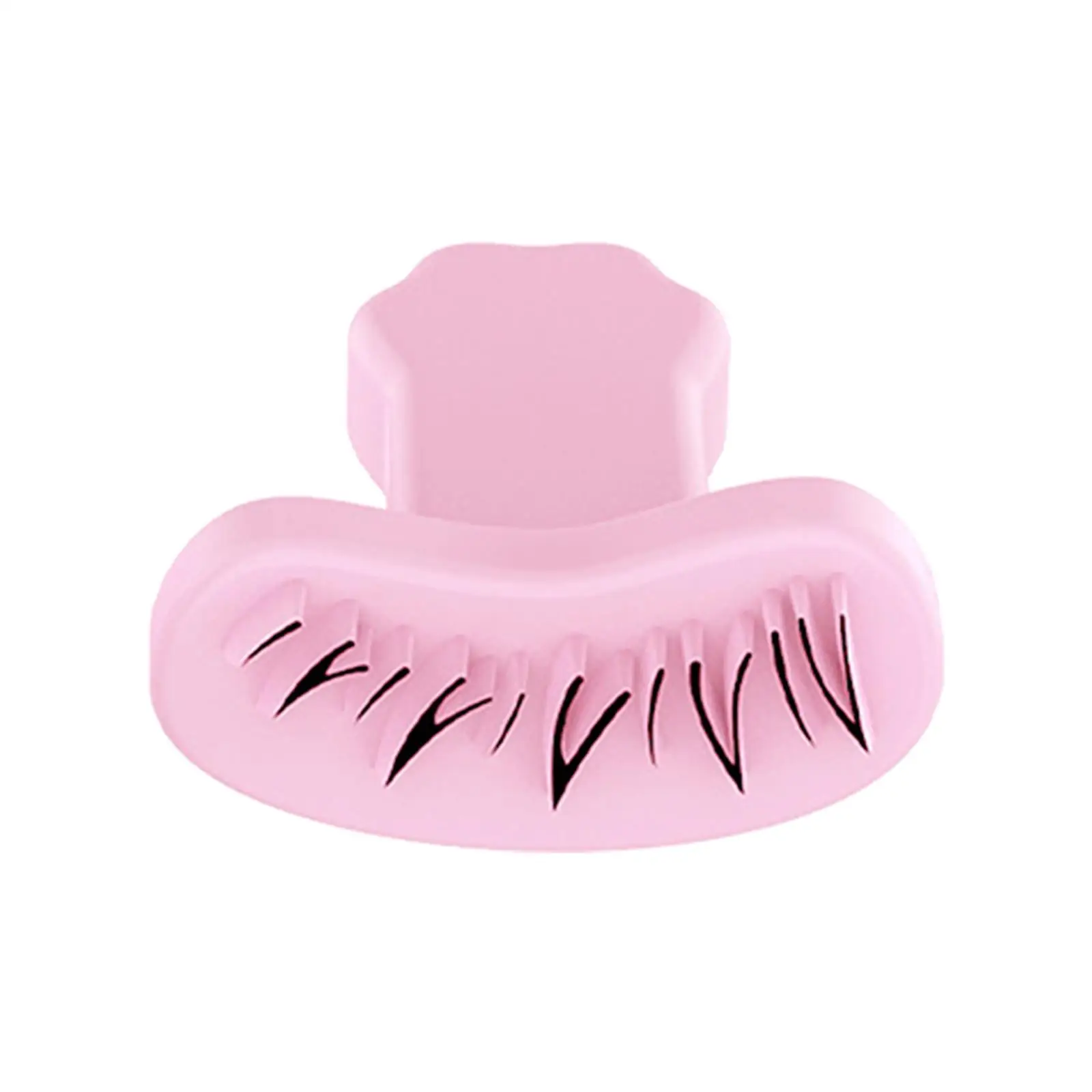 Szablon silikonowy do samodzielnego nakładania dolnych rzęs z uchwytem do łatwego ćwiczenia makijażu rzęs.