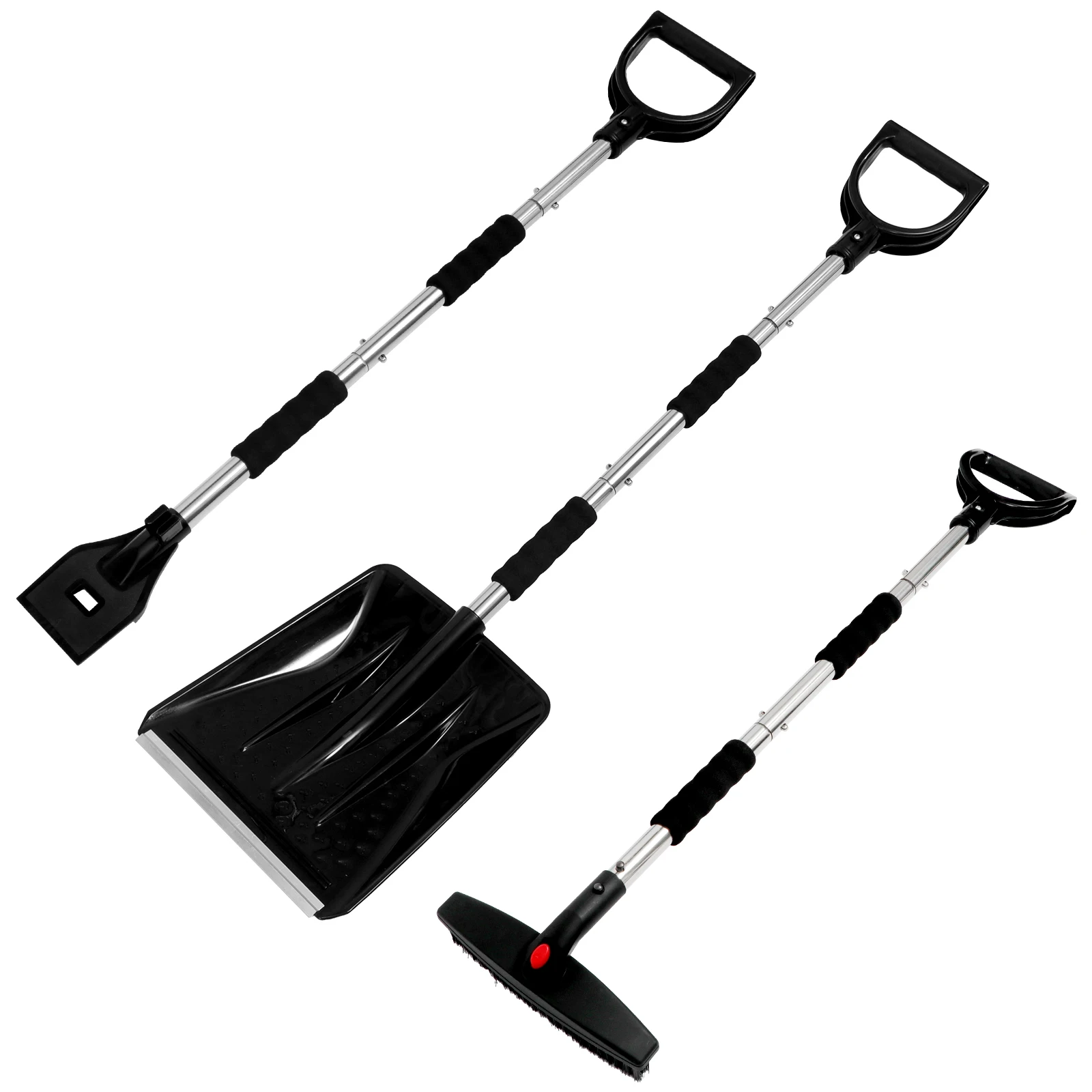 

Multi Purpose Shovel Set Durable Material Professional Design Telescopic Handle Car Snow Removal Tool Ice Scraper Lightweight