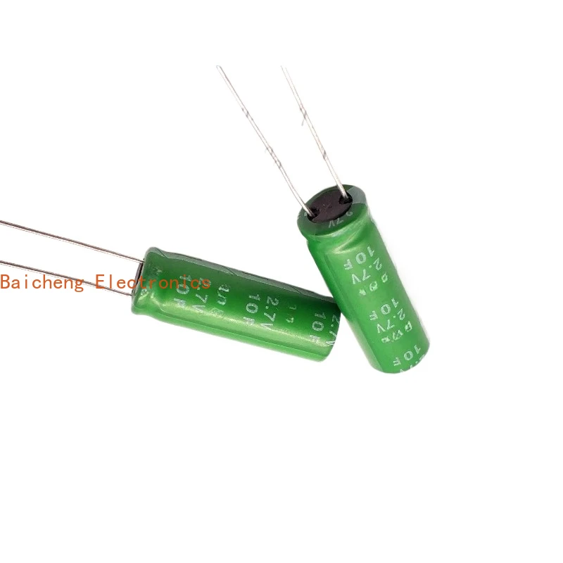 10PCS 2.7V10F 10.0F 2.7VDIY model airplane capacitor toy capacitor