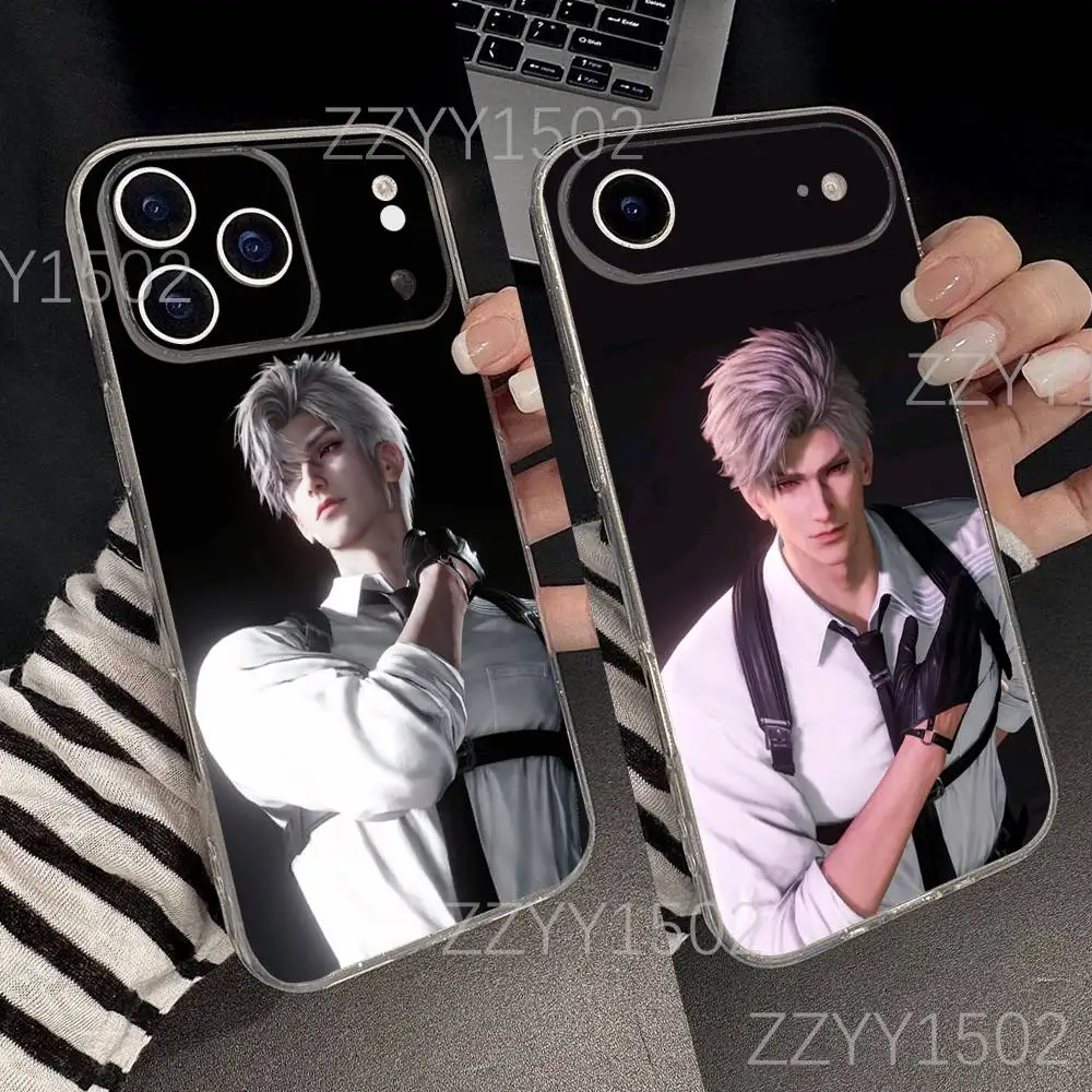 

Love And Deepspace Sylus Phone Case For iPhone 17,16,15,14,13,12,11 Pro,Max,Plus,X,XS,XR,SE4,E Mini Transparent Soft