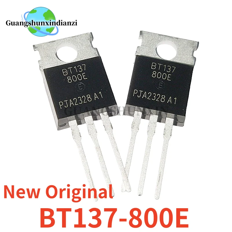 10-20-50PCS 100% New Imported Original BT137-800E BT137 BT137-800 TO-220 800V 8A Bidirectional thyristor In Stock