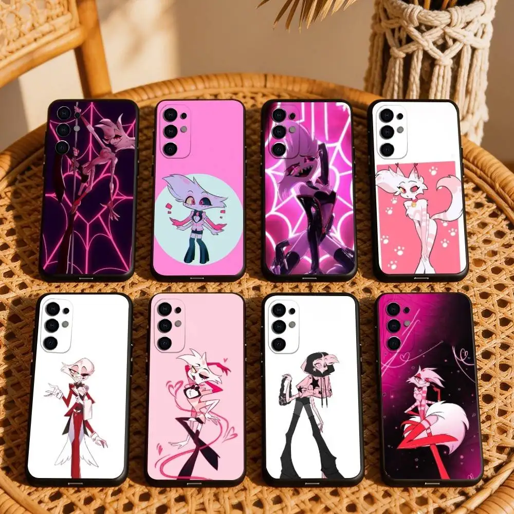 Demon A-Angel D-Dust  Phone Case For Samsung S25,S24,S21,S22,S23,S30,Ultra,S20,Plus,Fe,Soft Silicone Black Cover