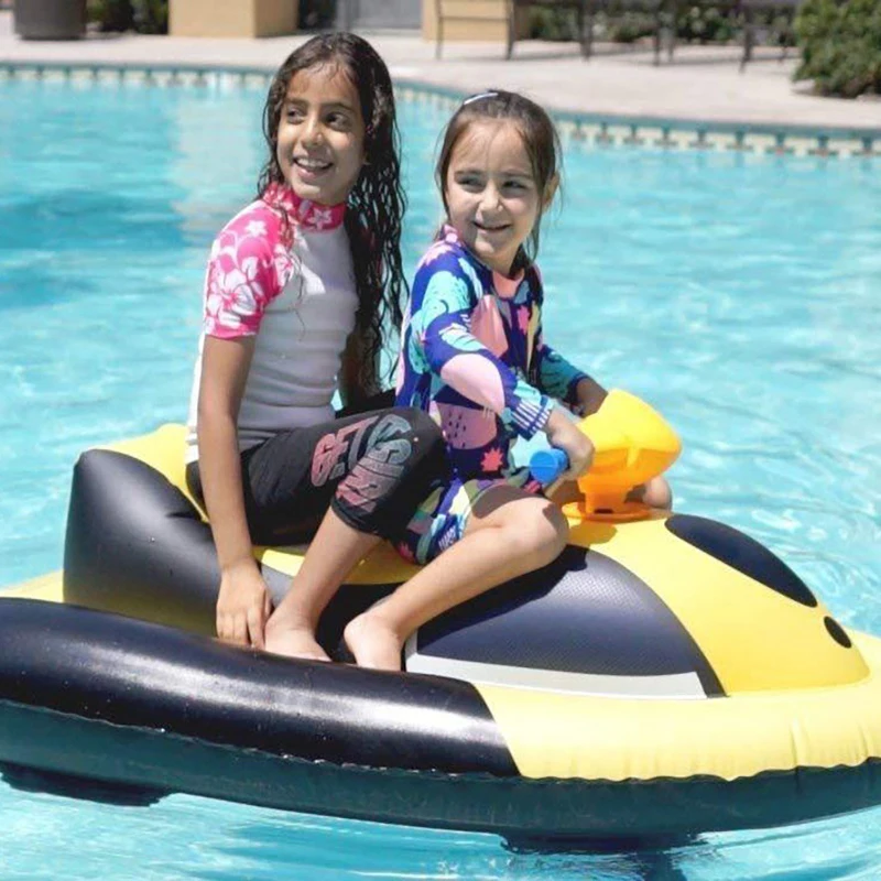 GCAMOLECH W5 lancha motora inflable agua juego de surf para niños equipo de agua barco de juguete Jet Ski piscina juguetes para niños