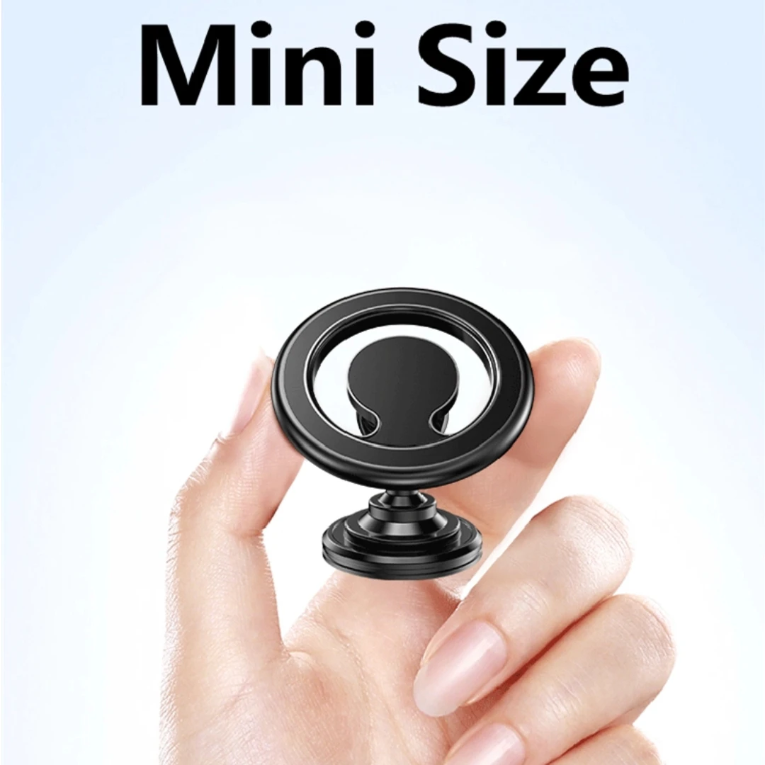

Universal Magnetic Car Phone Holder Mount for iPhone 15/14/13/12 Samsung Xiaomi - GPS Support Compatible with Macsafe