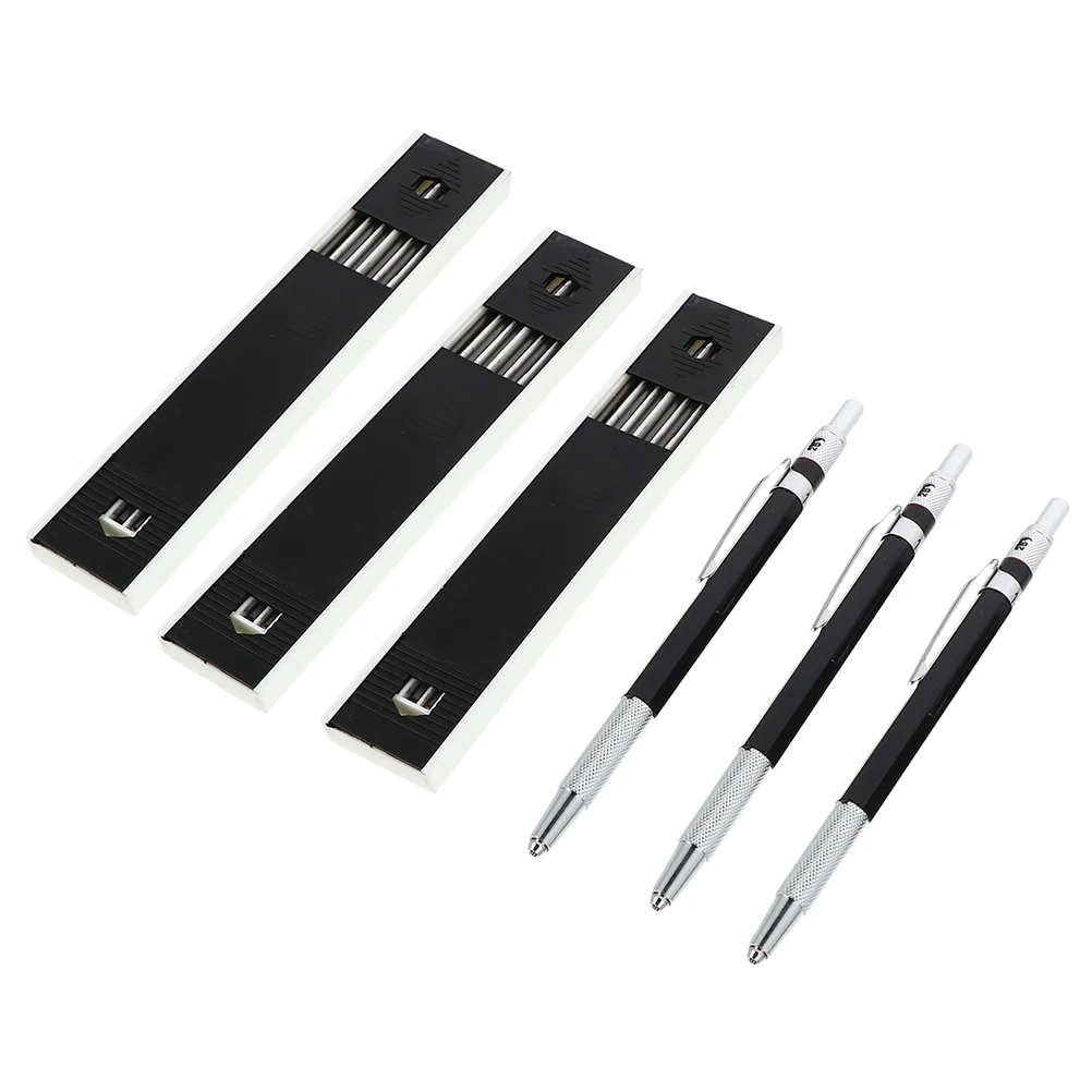 

3 Sets Marker Pen Pencils Sketching Drawing Engineering Writing Metal Mechanical Marking Automatic