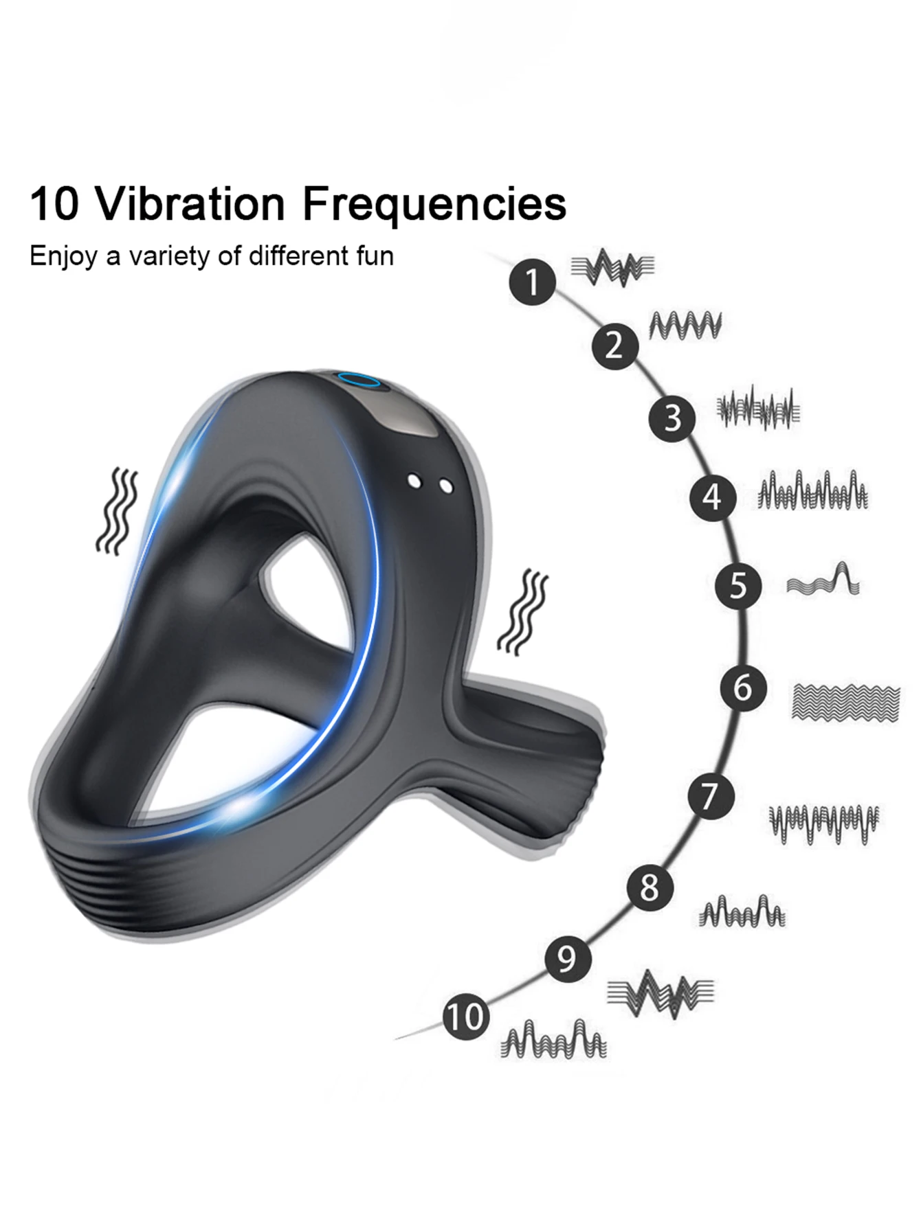 Vibrator Cockring Penis Cockring auf für Mann Verzögerung Ejakulation  Sexspielzeug für Männer Paar Ringe Penisring Spielzeug für Erwachsene 18