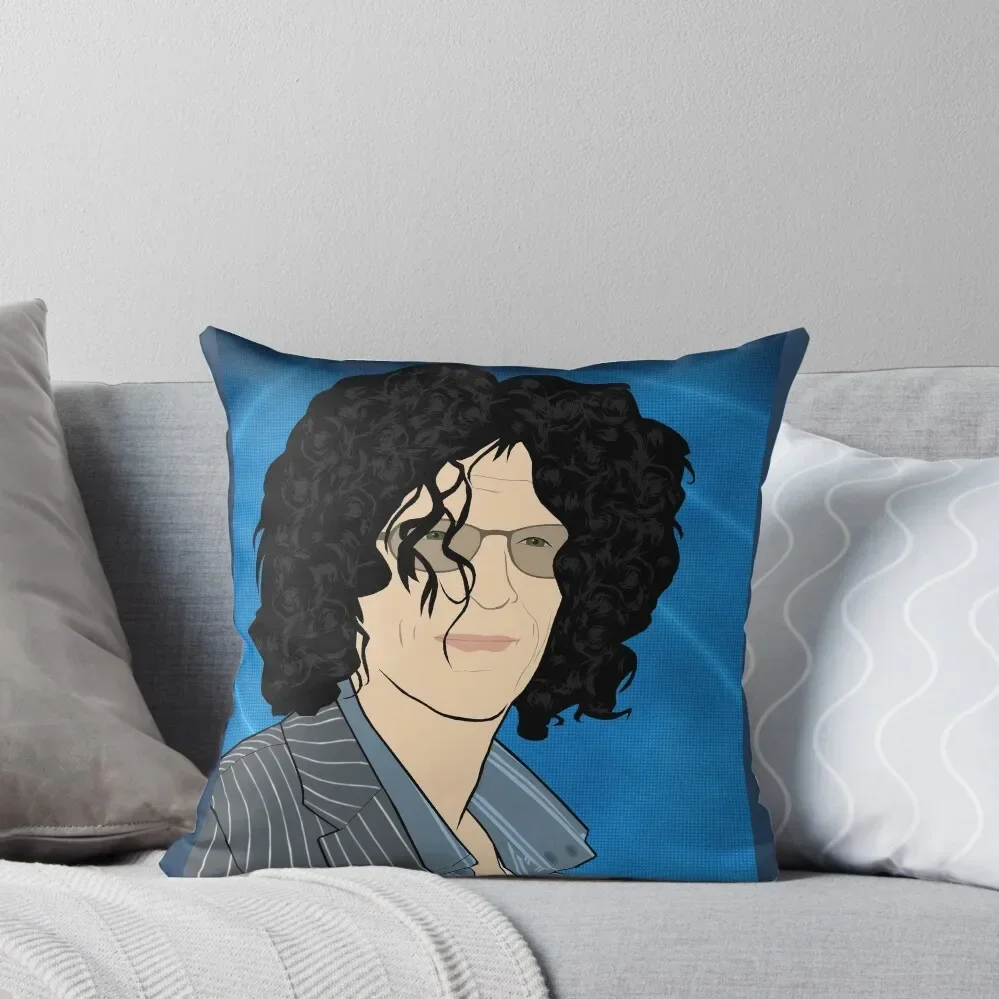 Howard Stern Portrait Throw Pillow pillows decor home Pillow Cover Pillow