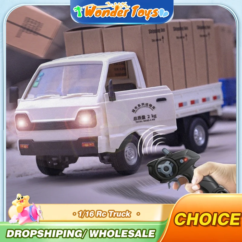 

Rc Cars 1/16 Cargo Truck Radio Control Racing Drift Trucks 2.4G Auto Remote Controlled Vehicle Electric Toys for Children Kids