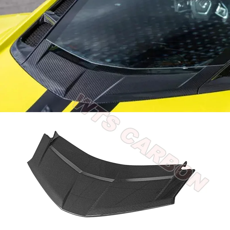 Real Carbon Fiber Replacement Rear Window Decklid Hatch Lower Trim Cover For Chevrolet Corvette C8 Coupe Z51 2020 -2024