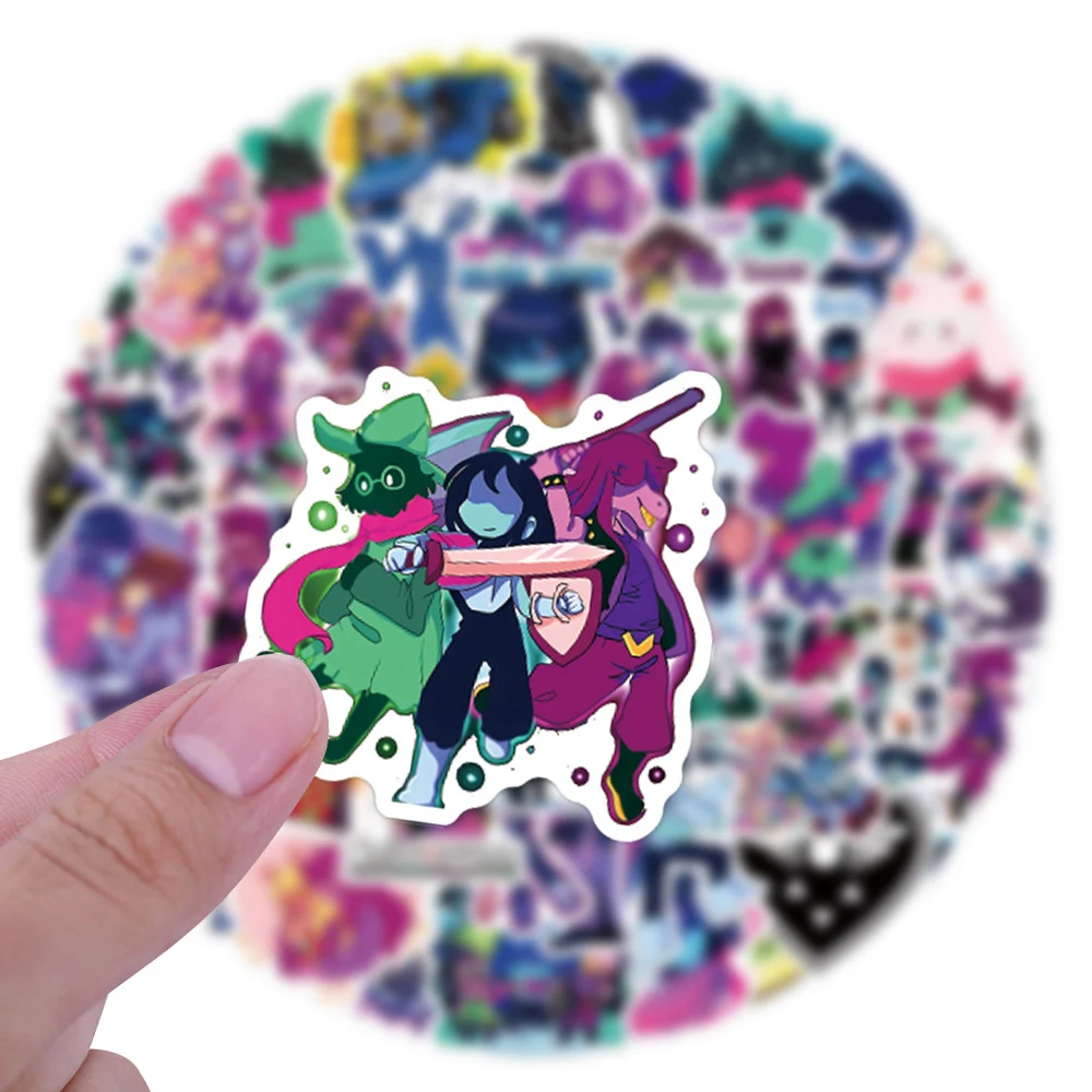 10/30/50/110 Stück Lustige Anime-Spiel Deltarune Aufkleber Niedliche Dekorations-Sticker DIY Koffer Gitarre Notizbuch Cartoon-Aufkleber als Geschenk – Detail 4
