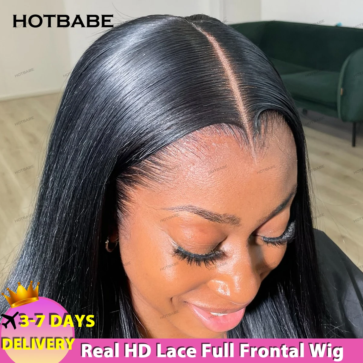 HD Lace Front Wigs 400 Density 13x4 HD Lace Frontal Wigs Straight Invisible 5x5 HD Lace Melt Skin HD Lace Front Human Hair Wig