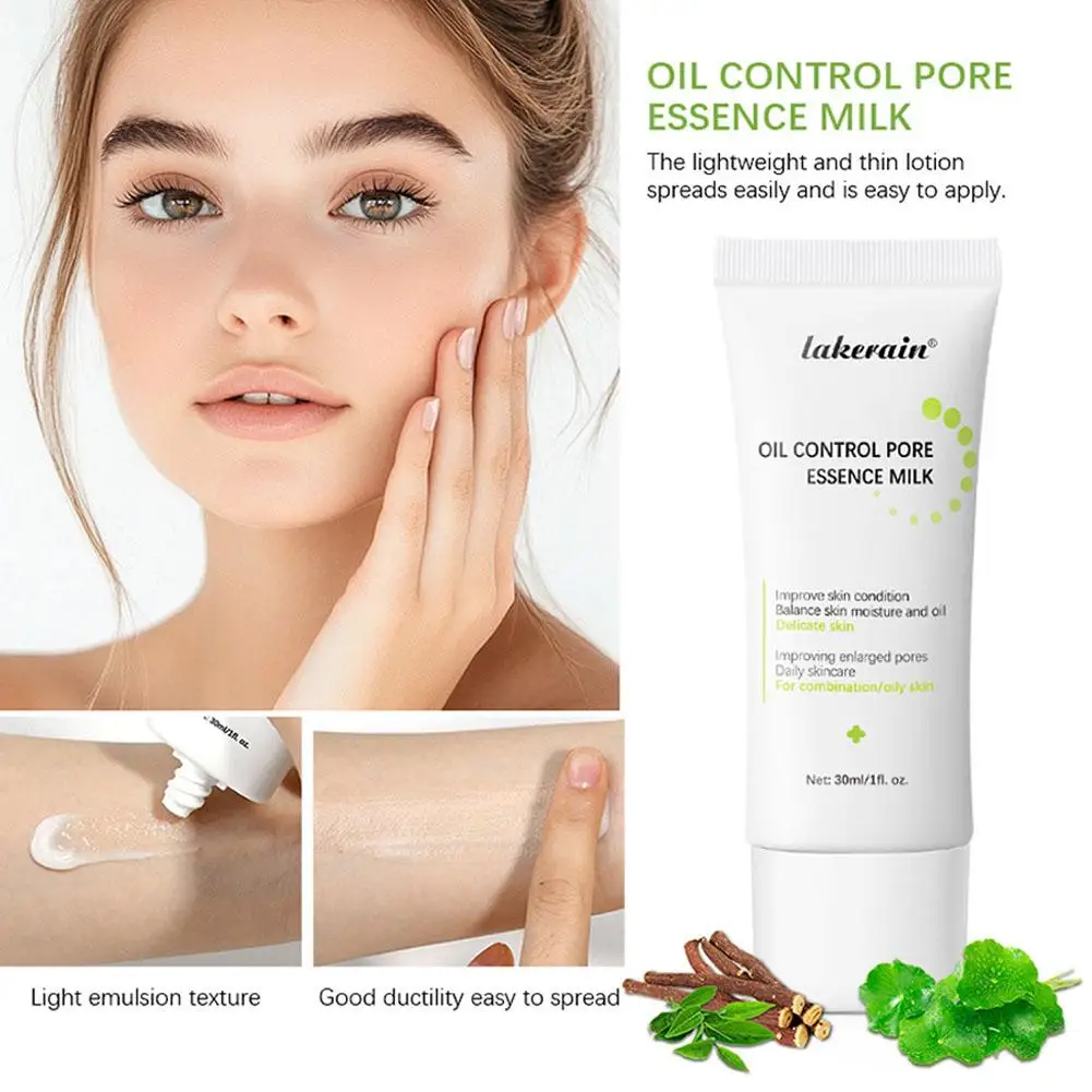 

30ml Lakerain Facial Oil Control Essence Cream Moisturizing Essence Non Skin Greasy And Refreshing Cream J3S8