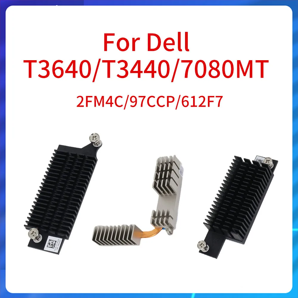 

New Original for Dell T3640 3440 7080MT 8940MT VR Heat Sink 2FM4C 97CCP 612F7 VR Voltage Regulator VRM Heatsink Thermal Module