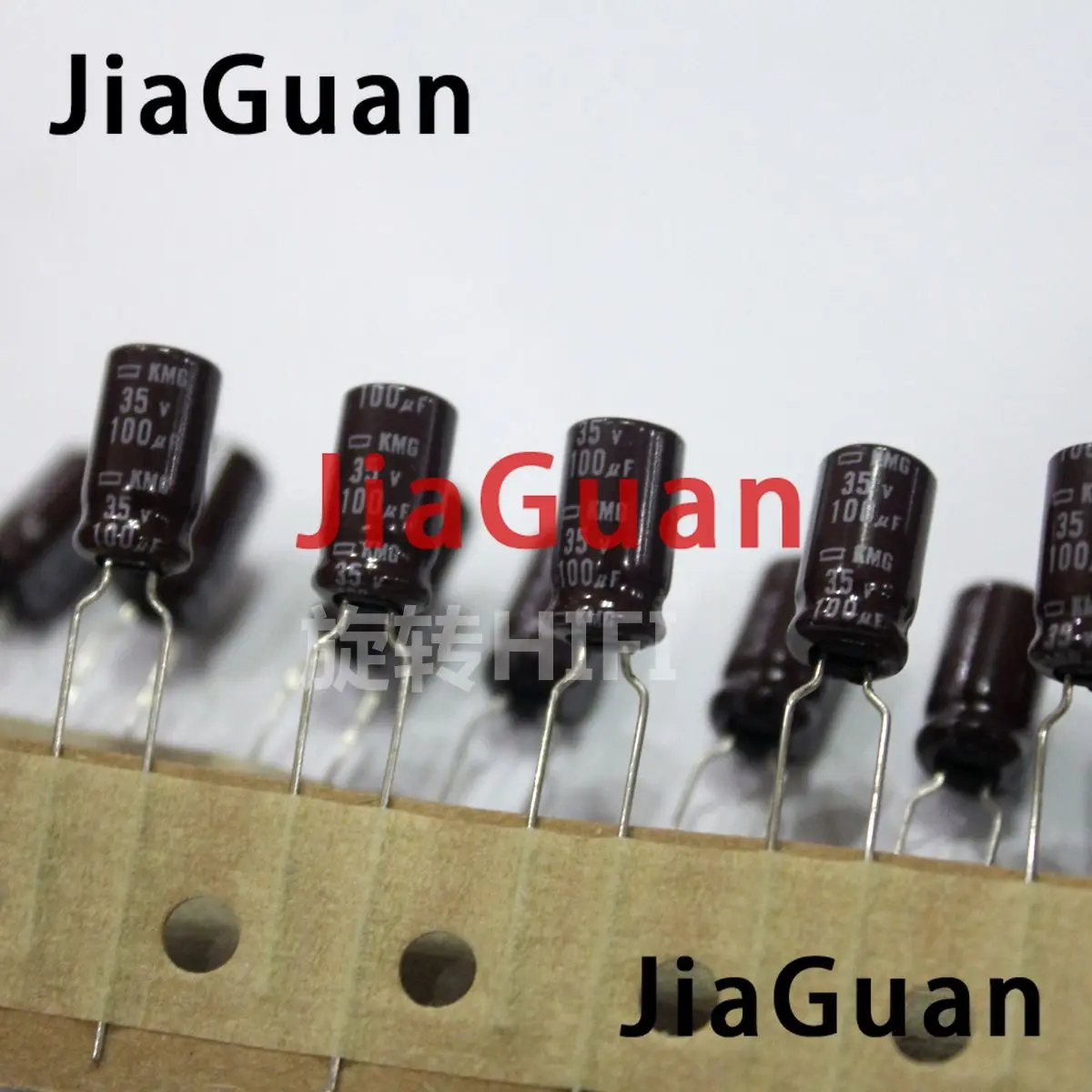 50pcs NEW NIPPON 35V100UF KMG 6.X11MM NCC electrolytic Capacitor 100UF 35V CHEMI-CON 35V 100UF