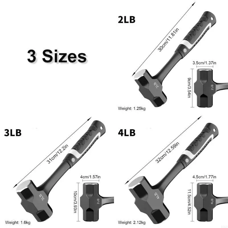 H05E углеродная сталь восьмиугольная конструкция молотка Строительство амортизатора