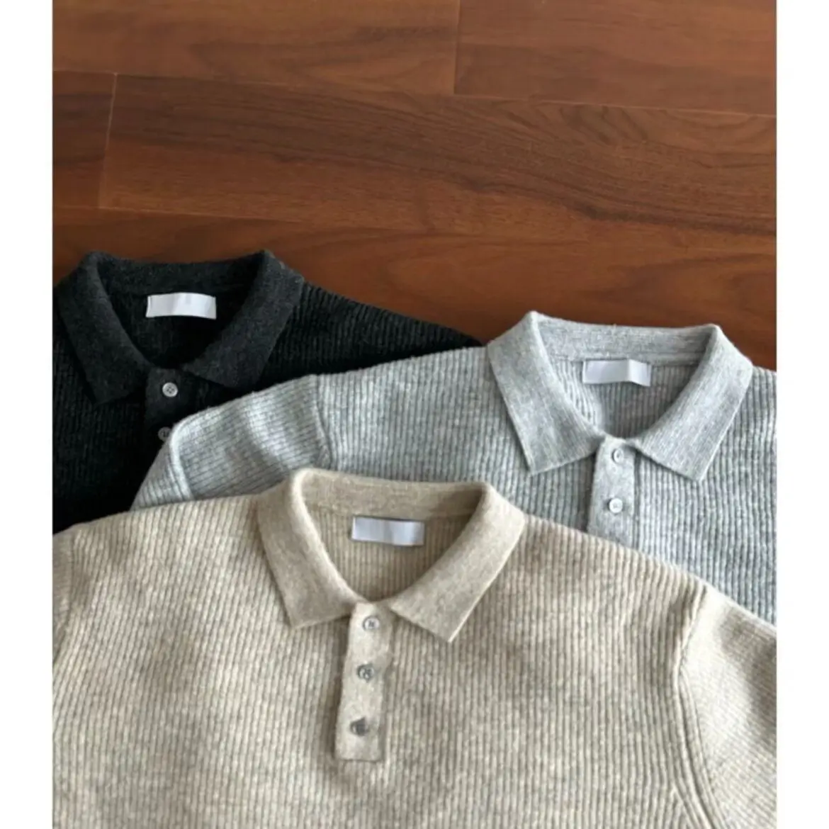 

Fall Winter V-Ne Knitted Cardigan Men's Color Casual Sle Outerwear American Retro Loose Fit Long Sve Hoodie