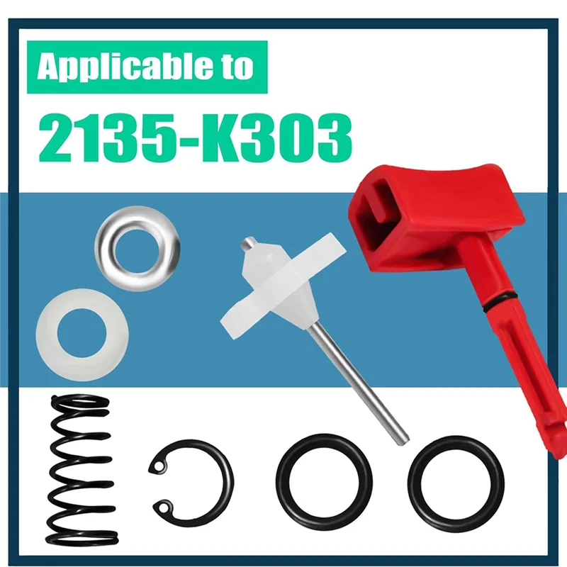 Parti del kit ingresso aria AY03-2135-K303 e gruppo grilletto per avvitatore a percussione Ingersoll Rand 2115TIMAX