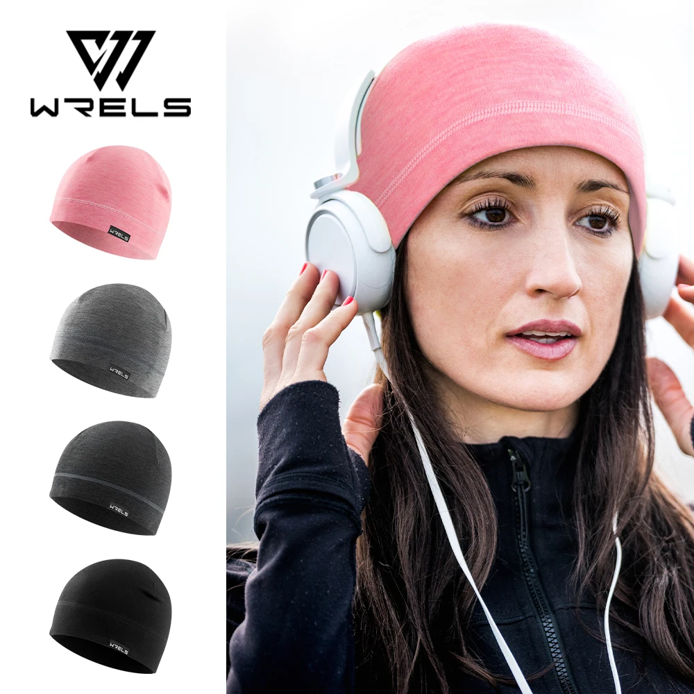 

【high-quality】WRELS Men's Winter Hat Windproof Winter Beanie Hat Thermal Warmer Cap Running Ski Cycling Sports Caps