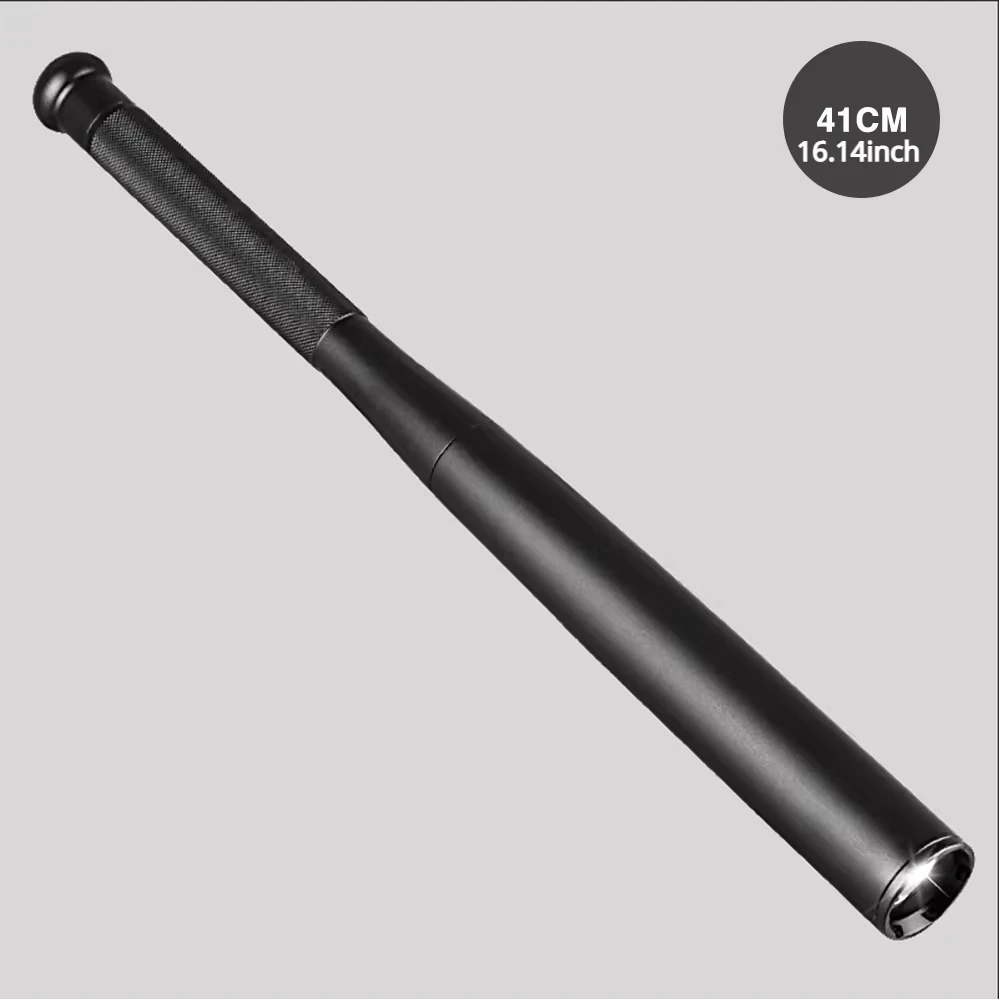 Waterproof Self Defense Flashlight Stick LED Baseball Bat Aluminium Alloy Torch for Emergency Self Defense Anti Riot Equipment