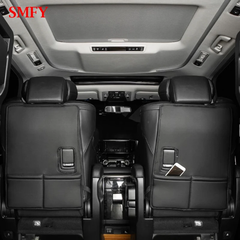 For Toyota Alphard 30 Series 2015-2022 Accessories Car Seat Anti-kick Pads Three Row Seat Back Anti-dirty Protection Mats