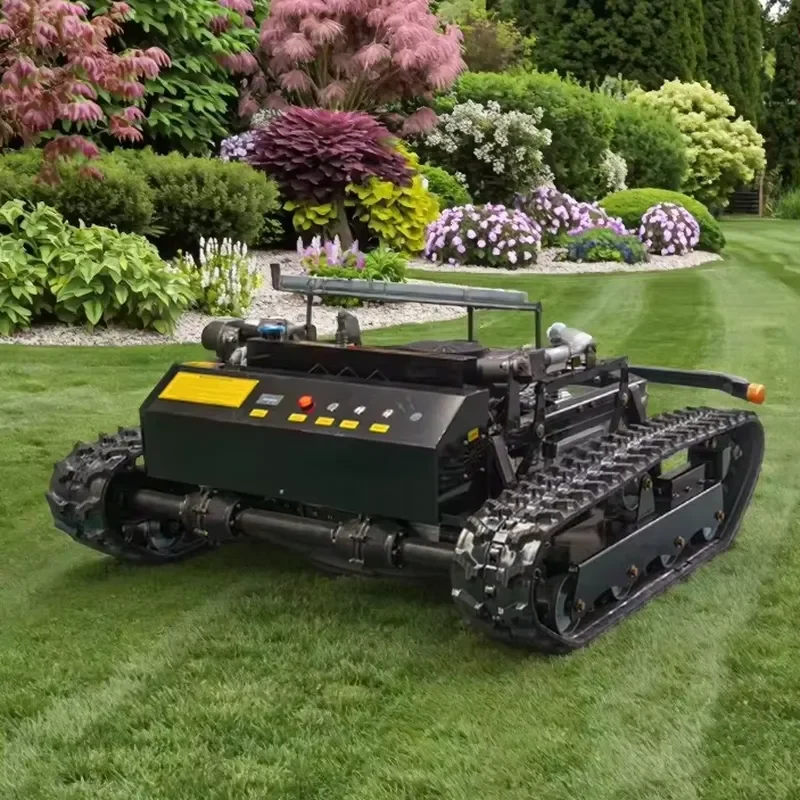 Hot Sale CE EPA Remote Control Lawn Mower Small Crawler Mower All Terrain Remote Control Lawn Mower for Garden Agriculture