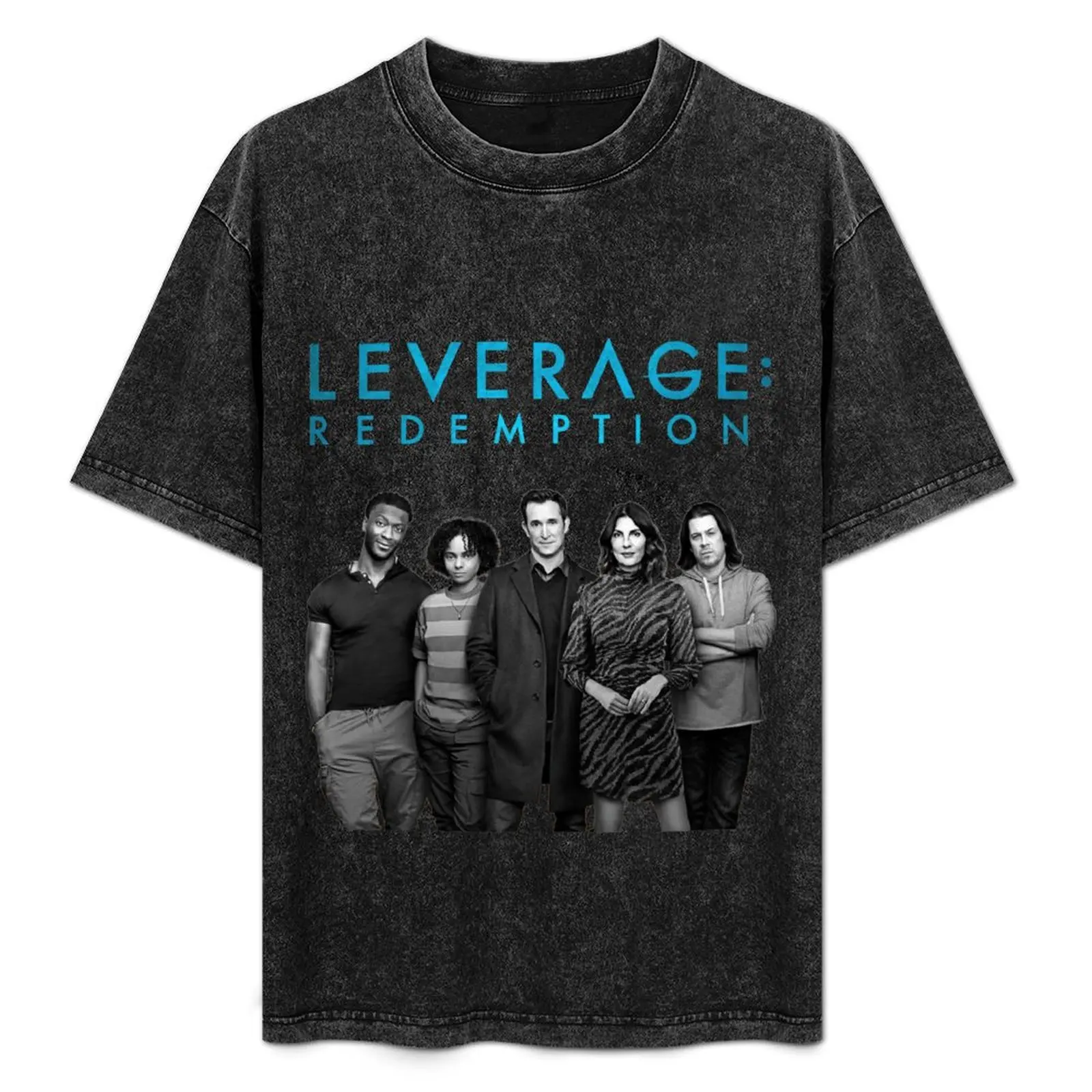 

Leverage: Redemption T-Shirt Retro Style Print Casual Top