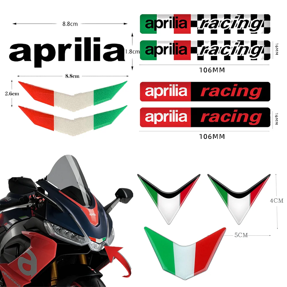 

Наклейки для мотоциклов Aprilia, аксессуары для мотоциклов Dorsoduro Tuono Shiver Tuareg GPR SR GT RS RS660 RSV4 RS4 V4 900 750 660 150 125 50