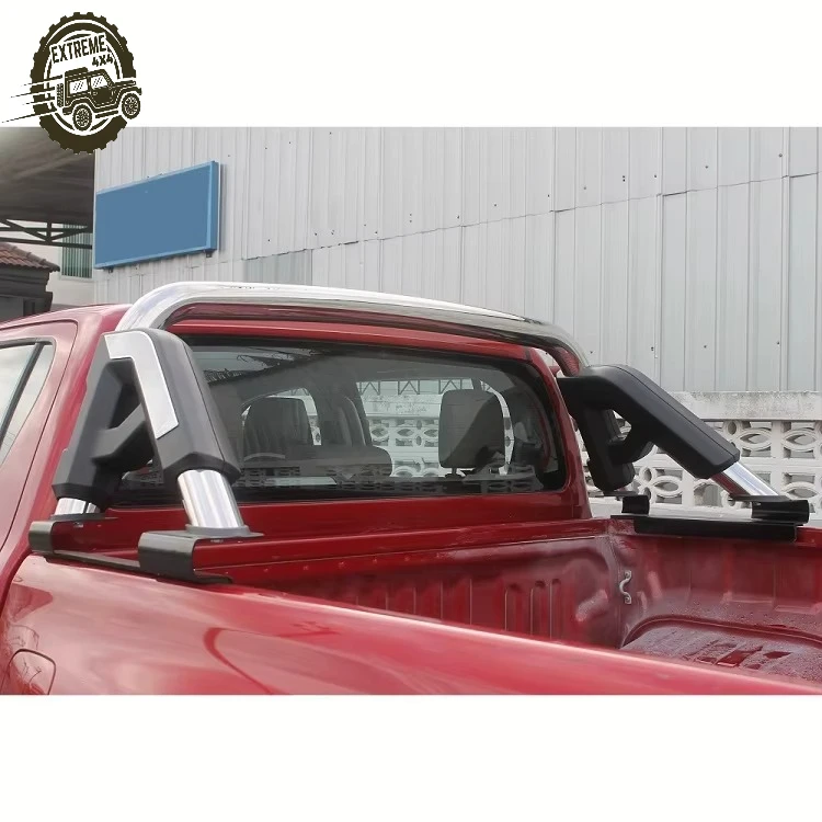 

4X4 Pickup Truck Car Black Steel Roll Sport Roll Bar Roll Cage Goalpost Gantry for Toyota Hilux Rocco 2020 ford Ranger F150