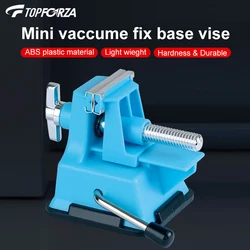 Mini Vise Table Bench ABS Vacuum Base Vise 40mm Adjustable Clamping Eletronic Repair Soldering Fix Tool Frame Hand Tools