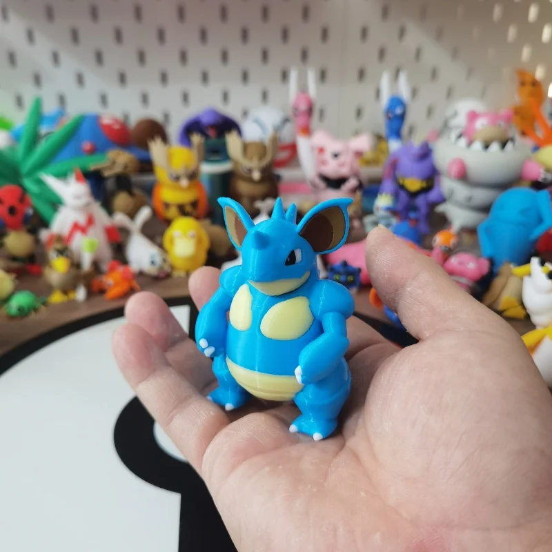 Anime nuevo Pokemon Nidoqueen figura proporción mundo 1:20 Diy personaje de impresión 3D Kawaii decoración de escritorio modelo chico juguete para regalo