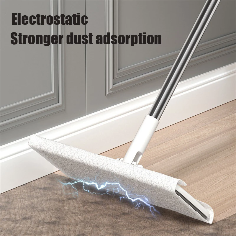 Electrostatic Dust Removal Paper Mop Disposable Lazy Person Mop 360 Degree Rotation Dust Removal Home Floor Cleaning Paper Mop