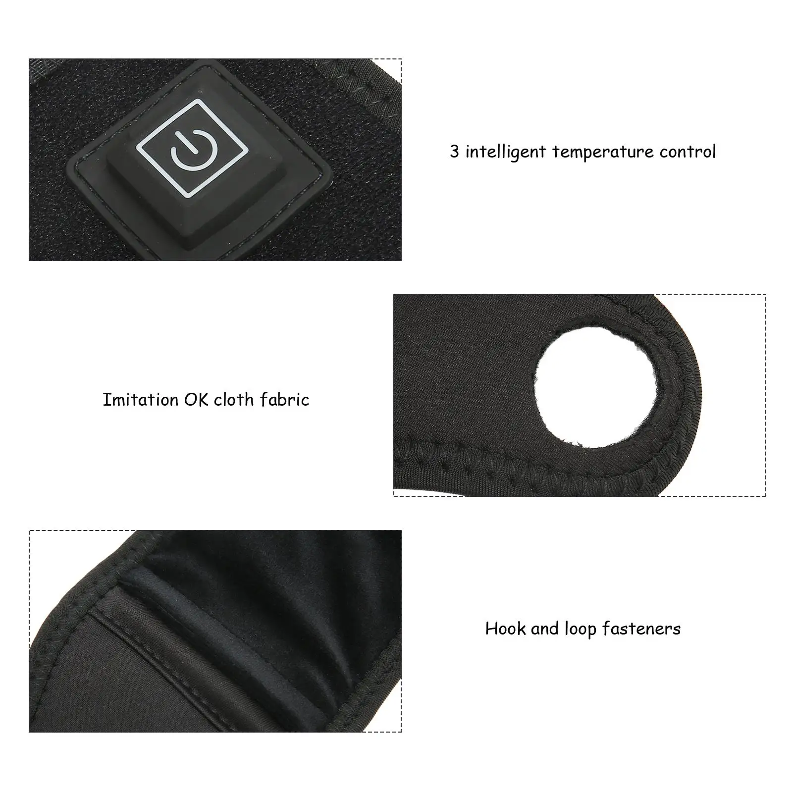 Carbon Fiber Heated Wrist Brace for daily Use - Enhanced Wrist Heating Pad Wrap