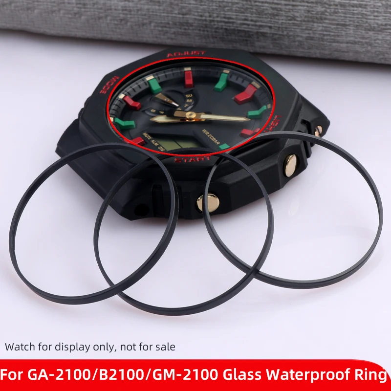 GA2100 GM2100 Front Cover Waterproof Ring For Casioak I Ring GA-2100 GM-2100 Glass Waterproof Ring Dust Ring Gasket Sealing Ring