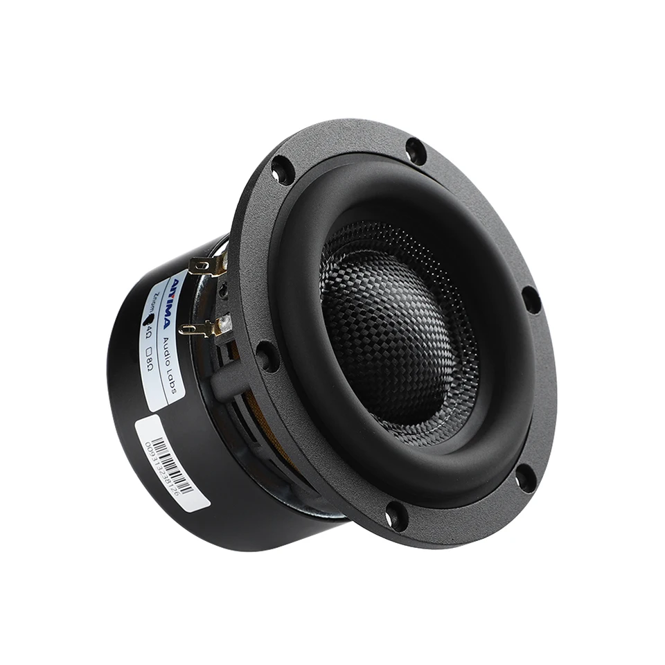 AIYIMA 1 Stück 4 Zoll Subwoofer Lautsprecher 4 8 Ohm 80W HiFi-Lautsprecher Audio Glasfaser-Membran Niederfrequenz Heimkino-Lautsprecher – Detail 9