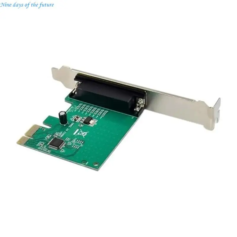 PCIe to Parallel Port Expansion Card PCIE to DB25 Easy Installation Convenient E65A