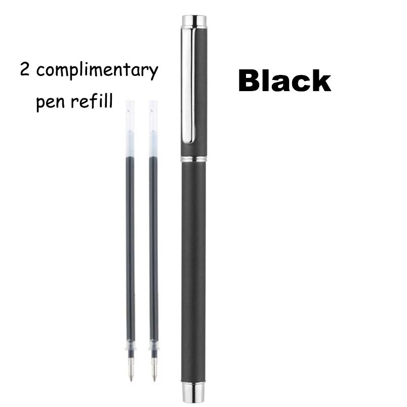 Engraved Pen Custom Name Logo Metal Signature Pen Black Ink 4 Colors Personalised Text Symbol Name Writing Office Pens Students