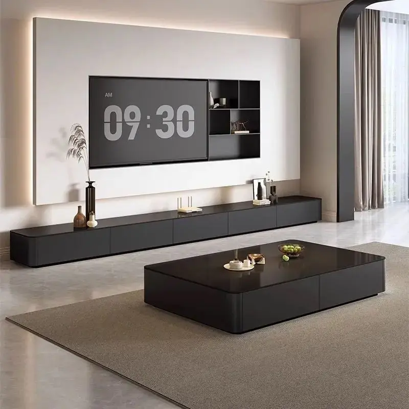 Customized coffee table living room household small apartment light luxury high-end coffee table TV cabinet combination landing