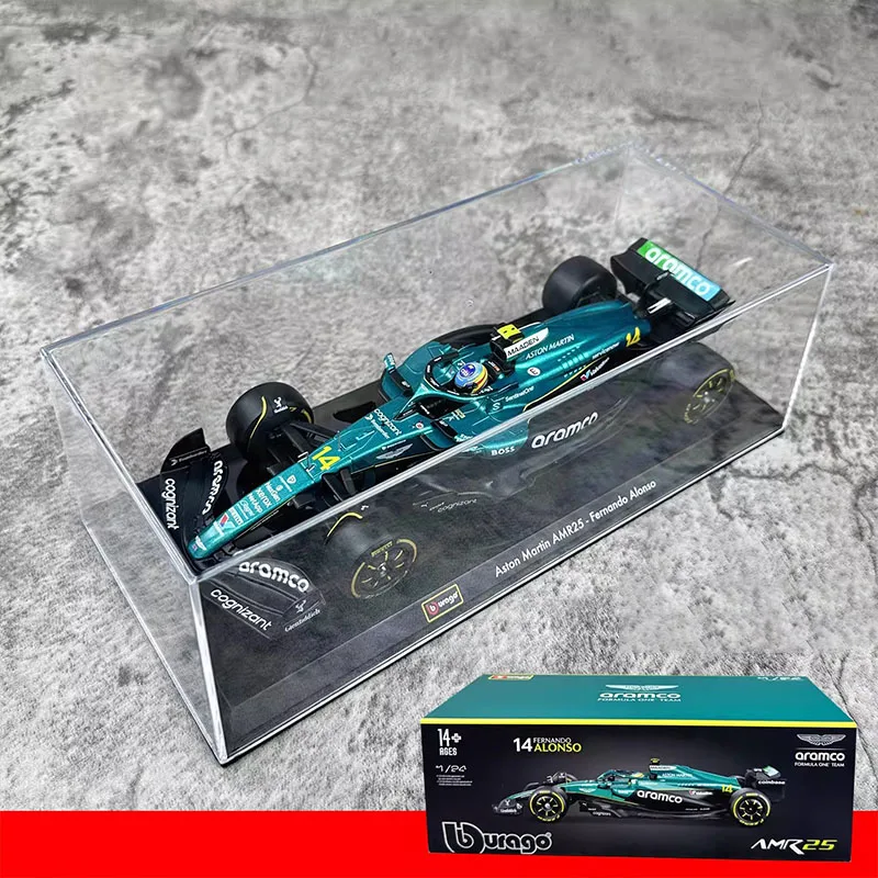 新入荷 ブラーゴ 1:24 アストンマーティン AMR25 # 14 # 18