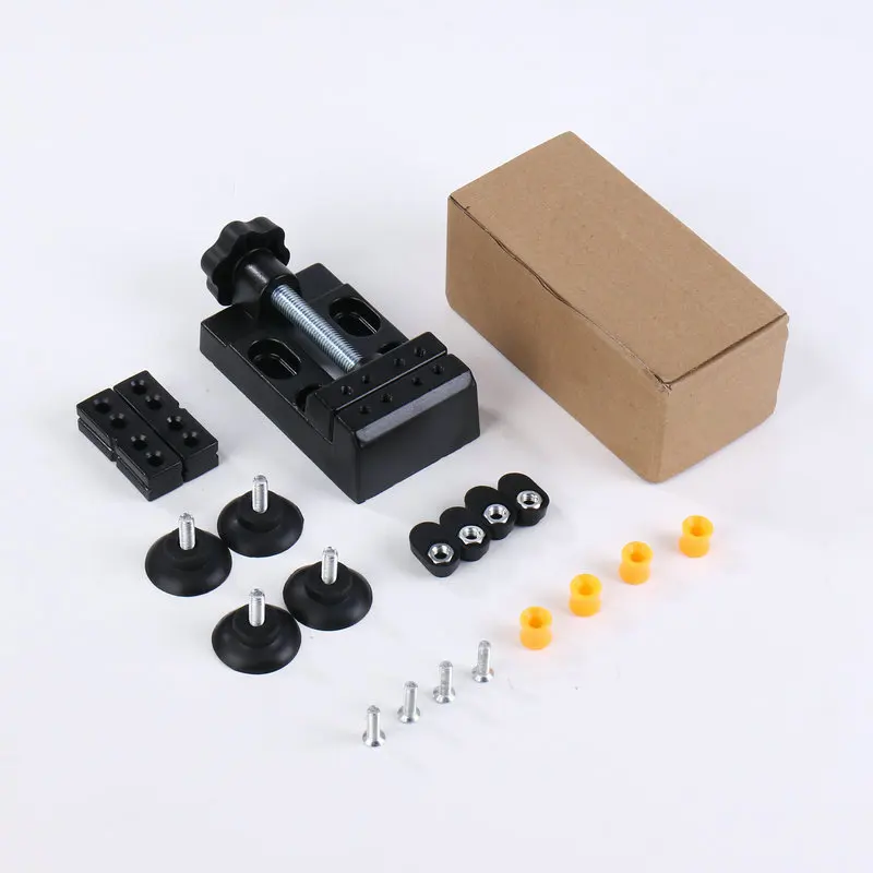 

For Mini Table Vise Pliers Universal Table Bench Clamp Vise Jaw Carving Drill Press DIY Woodworking Hand Tool
