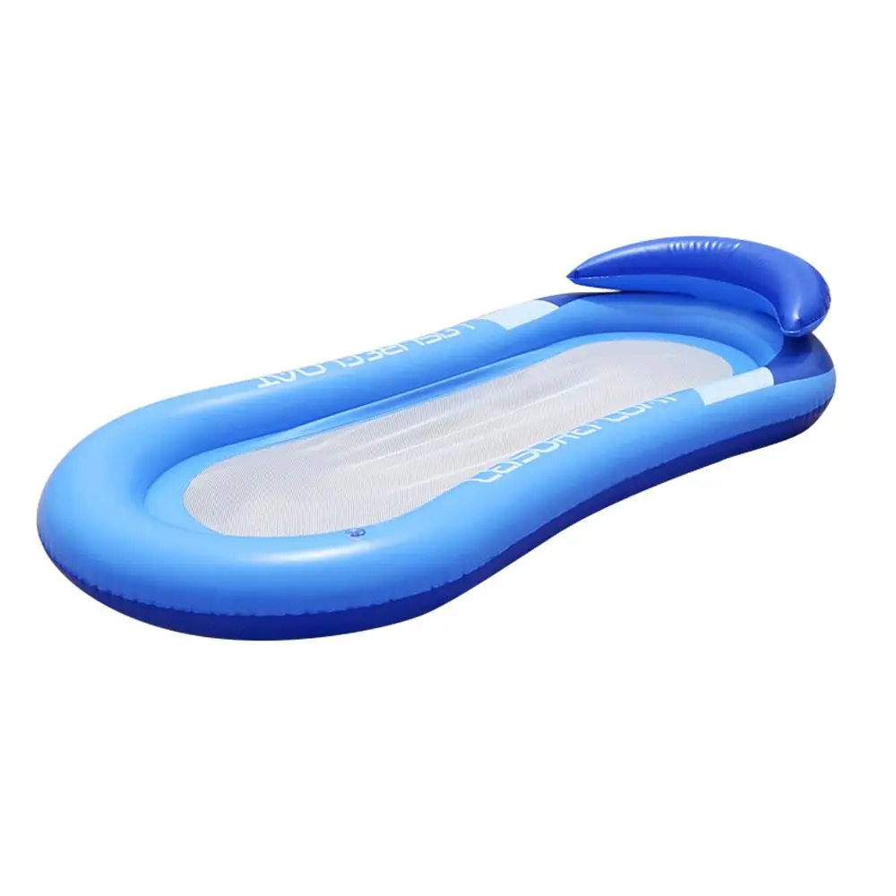 Inflatable Floating Row Water Hammock Swimming Air Mattresses Summer Pool Beach PVC Float Bed Lounger Swimming Pool Water Party