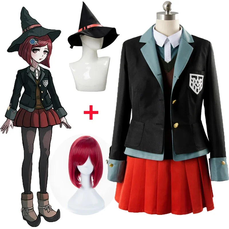 

Danganronpa Cosplay Yumeno Himiko Cosplay Costume Halloween Party Woman Japanese Uniform Anime Cosplay Costumes