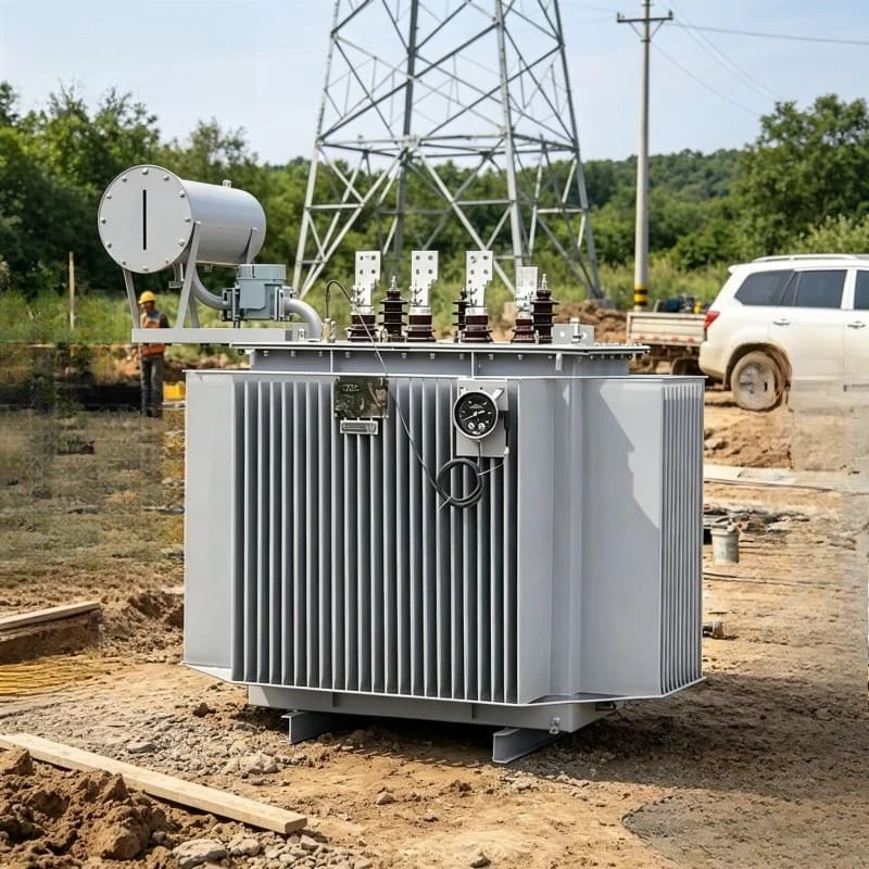 High Power Three Phase Transformer 1500kVA 2000kVA 3000kVA 11kV 33kV 0.4kV Oil Immersed Step Down for Mining Industry Customized